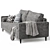 Irvin Sofa Set: Modern Elegance 3D model small image 6