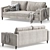 Irvin Sofa Set: Modern Elegance 3D model small image 9