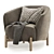 Stylish Kragelund Gran Armchair - 3 Colors 3D model small image 4