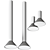 Modern Ceiling Mounted Lamp Kit 3D model small image 3