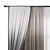 Elegant Curtain Set with 3D Formats 3D model small image 2