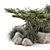 Outdoor Garden Bush Tree Set 3D model small image 2