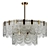 Indigo Salice Brass Chandelier Light 3D model small image 2