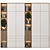 Contemporary Modular Wardrobe System 3D model small image 1