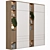 Contemporary Modular Wardrobe System 3D model small image 2