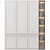 Modern Minimalist 4K Wardrobe 3D model small image 1