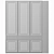 Modern Minimalist 4K Wardrobe 3D model small image 4