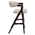 Modern Anita Set, Counter Stool 3D model small image 3