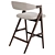 Modern Anita Set, Counter Stool 3D model small image 4