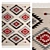 Zohra Beige Handwoven Kilim Rug 3D model small image 1