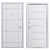 Elporta Metal Entry Door 900x2050 mm 3D model small image 4