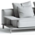 Poliform Brera Modular Sofa Set 3D model small image 4