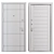 Elporta Metal Entry Door, R104.П22 3D model small image 4
