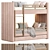 Cosy Bunk Bed Solution 3D model small image 1