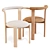 Soho Home Zita Dining Chairs 3D model small image 1