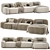 Ribble Set 02 Modular Sofa 3D model small image 1