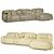 Ribble Set 02 Modular Sofa 3D model small image 3