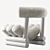 Collector Puff Chips Armchair 3D model small image 3