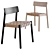 Modern Heisler Dining Chair Set 3D model small image 5