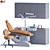 Dental Chair 01 Multifunctional Furniture 3D model small image 2