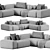 Modular Corner Fabric Sofa_Lapalma 3D model small image 4