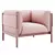 Scandinavian Comfort Armchair 3D model small image 5