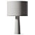 Elegant White Table Lamp 3D model small image 2