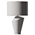 Sleek Metal Table Lamp 3D model small image 3