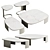Poliform KOISHI Contemporary Coffee Tables 3D model small image 1
