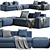 Contemporary Steve Composition 02 Sofa 3D model small image 1