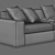 Contemporary Steve Composition 02 Sofa 3D model small image 5