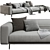 Sleek Bepop Sofa: Modern Elegance 3D model small image 1