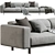 Sleek Bepop Sofa: Modern Elegance 3D model small image 2