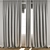 Modern Curtain Model Pack 3D model small image 3