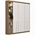 Luxury Wood Wardrobe Collection 3D model small image 7