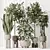 "Diverse Indoor Plant Set 3D 3D model small image 2