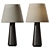 Torrent Metal Table Lamp: Timeless Elegance 3D model small image 1