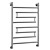 Elegant Black Heated Towel Rail 3D model small image 2