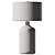 Sloane Ceramic Table Lamp White 3D model small image 2