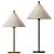  Elegant Ellis Metal Table Lamp 3D model small image 1