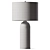 Concrete Table Lamp Gray Finish 3D model small image 2