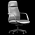 Eco-Friendly High Back Office Chair 3D model small image 4