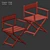 KRISTALIA STRIA Director's Chair Folding 3D model small image 6