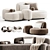 Modern Family Sofas: Mathieu Lehanneur 3D model small image 4