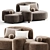 Modern Family Sofas: Mathieu Lehanneur 3D model small image 6