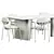 Modern Dining Set by Cb2 3D model small image 3