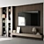 Modern TV Wall Unit 18 3D model small image 1