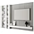 Modern TV Wall Unit 18 3D model small image 6