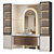 Modern Bathroom Vanity Set 2014 3D model small image 2