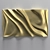 Sleek Wave Design Wall Art 3D model small image 3